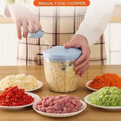Manual Food Chopper – High Quality Kitchen Tool for Chopping Vegetables, Fruits, Herbs & Other Ingredients
