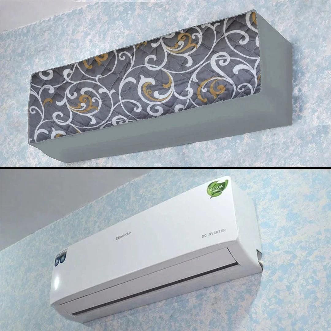 Premium Quilted AC Cover – Indoor & Outdoor Unit Protection – 1 Ton