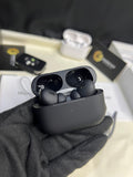 Premium Black AirPods – Wireless Bluetooth Earbuds with Smart Touch, Powerful Bass & Stylish