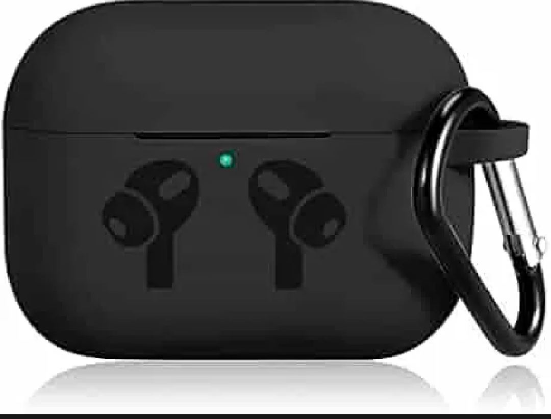 Wireless Earbuds with Protective Silicone Cover & Keychain Clip