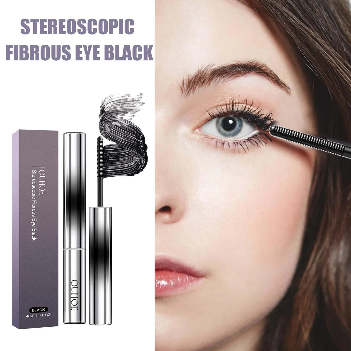 Stereoscopic Fibrous Mascara – Volume & Length
