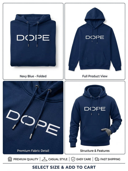 Men's Fleece Printed Hoodie – Fearless DOPE
